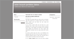 Desktop Screenshot of perfekte-zaehne.webnode.com