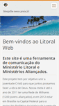 Mobile Screenshot of ministeriolitoral.webnode.com.br