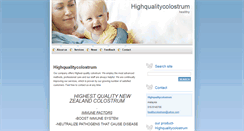 Desktop Screenshot of highqualitycolostrum.webnode.com