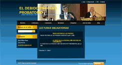 Desktop Screenshot of derechoprobatorio.webnode.es