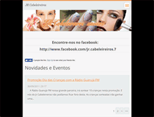 Tablet Screenshot of equipejrcabeleireiros.webnode.com.br