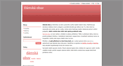 Desktop Screenshot of moderni-damska-obuv.webnode.cz