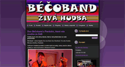Desktop Screenshot of kapela-na-svatbu.webnode.cz