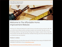 Tablet Screenshot of affordablehomeimprovement.webnode.com