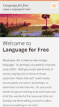 Mobile Screenshot of language.webnode.com