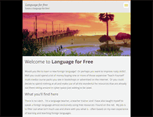 Tablet Screenshot of language.webnode.com