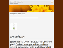Tablet Screenshot of kosmeticke-studio-vera.webnode.cz