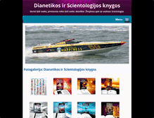 Tablet Screenshot of dianetika-lietuva.webnode.com