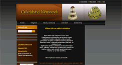 Desktop Screenshot of cukrarstvinemcova.webnode.cz