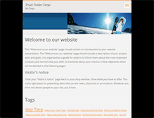 Tablet Screenshot of flatbedtrucktarps.webnode.com