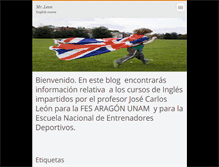 Tablet Screenshot of mrleon1.webnode.com
