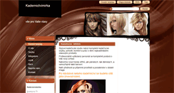 Desktop Screenshot of kadernictvimirka.webnode.cz