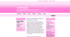 Desktop Screenshot of caeeinespec.webnode.pt