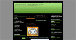 Desktop Screenshot of clarisverbis.webnode.cz