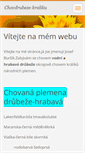 Mobile Screenshot of chovdrubeze-kraliku.webnode.cz