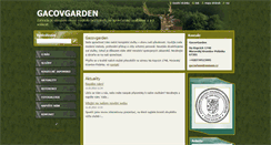 Desktop Screenshot of gacovgarden.webnode.cz