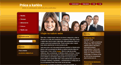 Desktop Screenshot of praca-kariera.webnode.sk