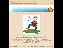 Tablet Screenshot of escolaandrealtoe.webnode.com.br