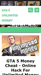 Mobile Screenshot of gta-5-unlimited-money.webnode.ro