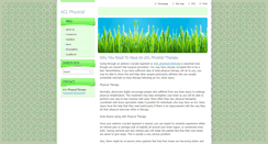 Desktop Screenshot of aclphysicaltherapy.webnode.com