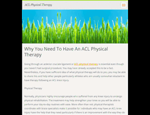 Tablet Screenshot of aclphysicaltherapy.webnode.com