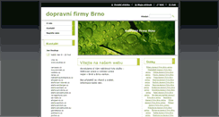 Desktop Screenshot of dopravni-firmy-brno.webnode.cz