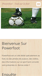 Mobile Screenshot of powerfoot.webnode.com
