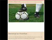 Tablet Screenshot of powerfoot.webnode.com