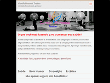 Tablet Screenshot of camilapersonal.webnode.com.br