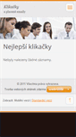 Mobile Screenshot of klikacky-top.webnode.cz