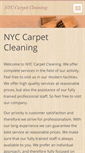 Mobile Screenshot of nyccarpetcleaning1.webnode.com