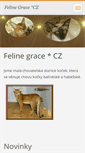 Mobile Screenshot of felinegrace.webnode.cz