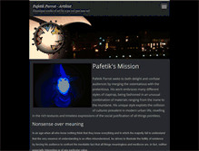 Tablet Screenshot of pafetik-artikist.webnode.com