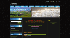 Desktop Screenshot of livefreely.webnode.com