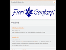 Tablet Screenshot of fioricantanti.webnode.cz