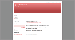 Desktop Screenshot of ipoddirectfilm.webnode.com