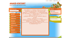 Desktop Screenshot of anais-escort.webnode.es