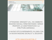 Tablet Screenshot of idrogestsrl.webnode.it