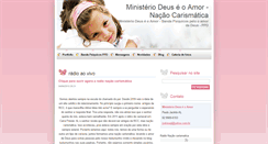 Desktop Screenshot of ministeriodeuseoamor.webnode.com