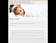 Tablet Screenshot of ministeriodeuseoamor.webnode.com