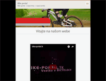 Tablet Screenshot of bike-portal.webnode.sk