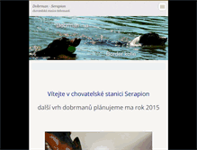 Tablet Screenshot of dobrman-serapion.webnode.cz
