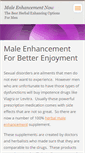 Mobile Screenshot of maleenhancementnow.webnode.com
