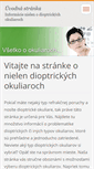 Mobile Screenshot of dioptrickeokuliare.webnode.sk