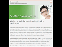 Tablet Screenshot of dioptrickeokuliare.webnode.sk