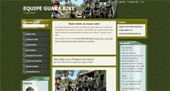 Desktop Screenshot of guarabikeadventure.webnode.com.br