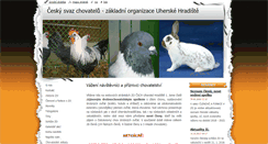 Desktop Screenshot of chovatelehradiste.webnode.cz