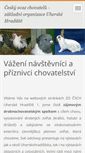 Mobile Screenshot of chovatelehradiste.webnode.cz