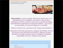 Tablet Screenshot of banquetesedwinlopez.webnode.es