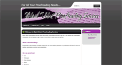 Desktop Screenshot of blackvelvetproofreadingservices.webnode.com